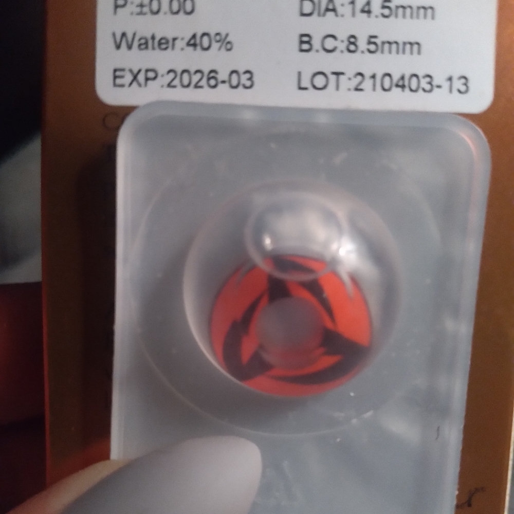 NEW RED Naruto Halloween Contact